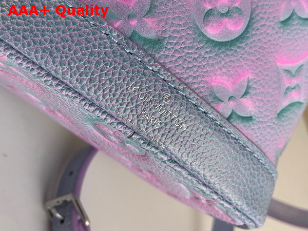 Louis Vuitton Nano Noe Lilas Purple Monogram Empreinte Embossed Supple Grained Cowhide Leather Replica