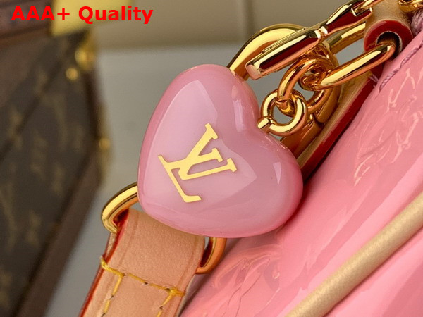 Louis Vuitton Nano Speedy Bag in Mochi Pink Monogram Vernis Embosse Patent Calf Leather M81879 Replica