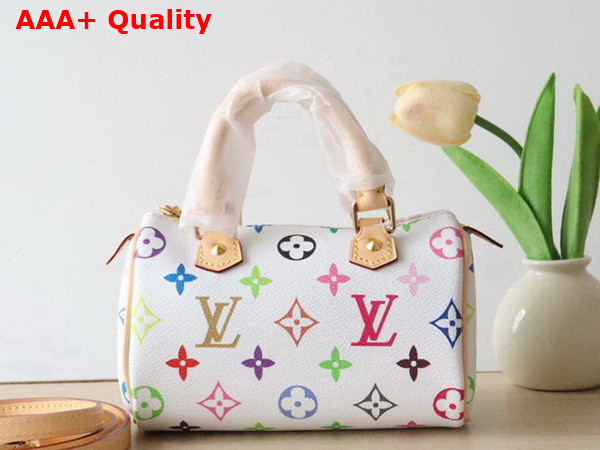 Louis Vuitton Nano Speedy Bag in Multicolor Monogram Canvas Replica