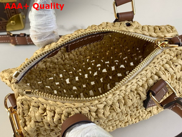 Louis Vuitton Nano Speedy Bag in Natural Raffia M83525 Replica