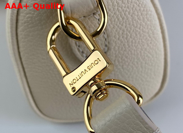 Louis Vuitton Nano Speedy Bicolor Monogram Empreinte Leather Creme Rose Trianon Replica