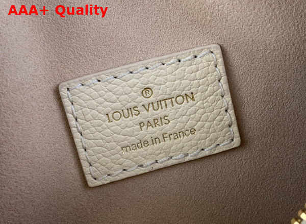 Louis Vuitton Nano Speedy Bicolor Monogram Empreinte Leather Creme Rose Trianon Replica