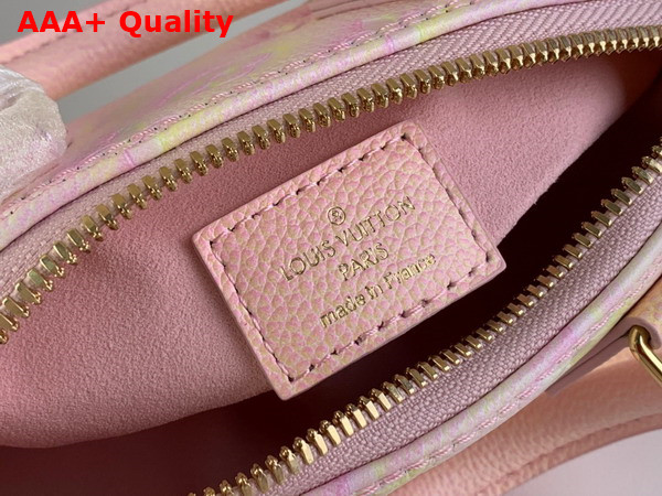 Louis Vuitton Nano Speedy Pink Monogram Empreinte Embossed Supple Grained Cowhide Leather M81508 Replica