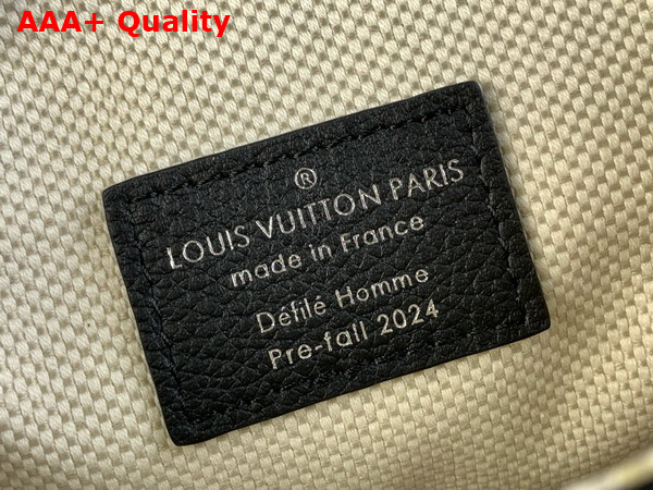 Louis Vuitton Nano Steamer 15 in Black LV Colorado Calfskin M11637 Replica