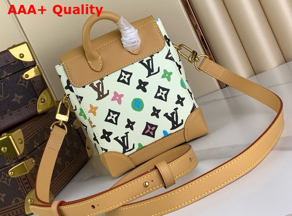 Louis Vuitton Nano Steamer Bag in Vanilla Monogram Craggy Coated Canvas M83429 Replica