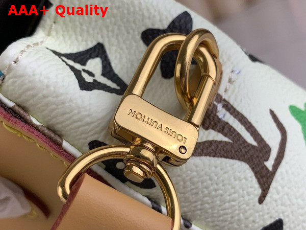 Louis Vuitton Nano Steamer Bag in Vanilla Monogram Craggy Coated Canvas M83429 Replica