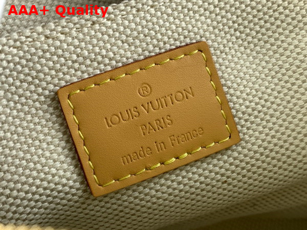 Louis Vuitton Nano Steamer Bag in Vanilla Monogram Craggy Coated Canvas M83429 Replica