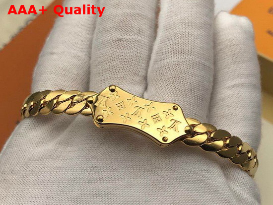 Louis Vuitton Nanogram Bracelet Gold Color Hardware M68992 Replica