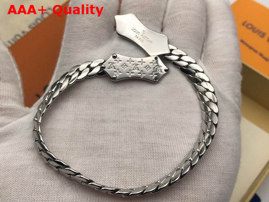 Louis Vuitton Nanogram Bracelet Silver Color Hardware M68994 Replica