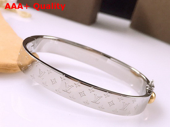 Louis Vuitton Nanogram Cuff Silver M00249 Replica