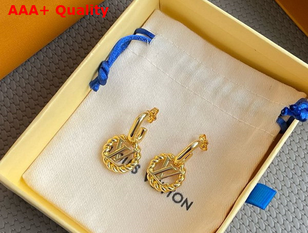 Louis Vuitton Nautical Earrings Gold Color M01838 Replica