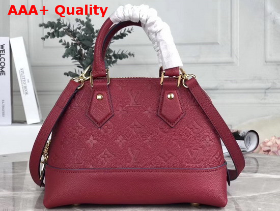 Louis Vuitton Neo Alma BB Handbag in Cherry Berry Monogram Empreinte Leather M44866 Replica