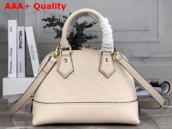 Louis Vuitton Neo Alma BB Handbag in Creme Monogram Empreinte Leather M44858 Replica