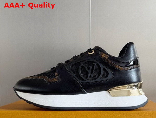 Louis Vuitton Neo Run Away Sneaker in Black Mix of Materials 1ACPAX Replica