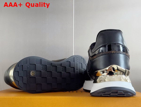 Louis Vuitton Neo Run Away Sneaker in Black Mix of Materials 1ACPAX Replica