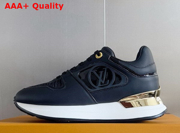 Louis Vuitton Neo Run Away Sneaker in Black Satin 1AD9DI Replica