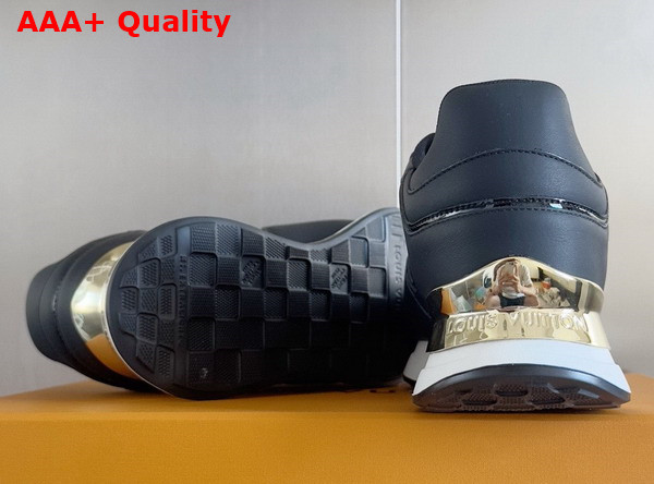 Louis Vuitton Neo Run Away Sneaker in Black Satin 1AD9DI Replica