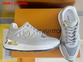 Louis Vuitton Neo Run Away Sneaker in Silver Satin 1AD9DY Replica