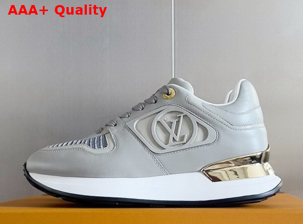 Louis Vuitton Neo Run Away Sneaker in Silver Satin 1AD9DY Replica