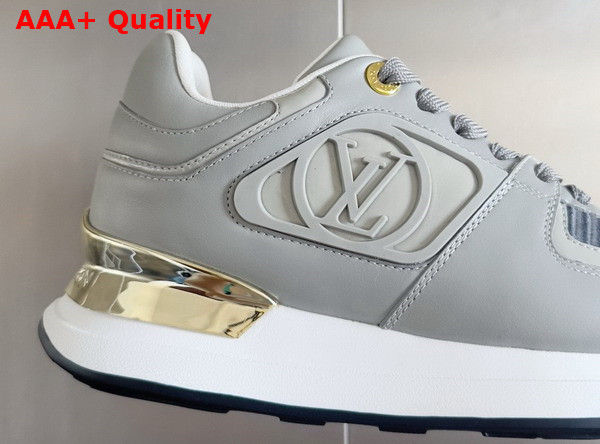 Louis Vuitton Neo Run Away Sneaker in Silver Satin 1AD9DY Replica