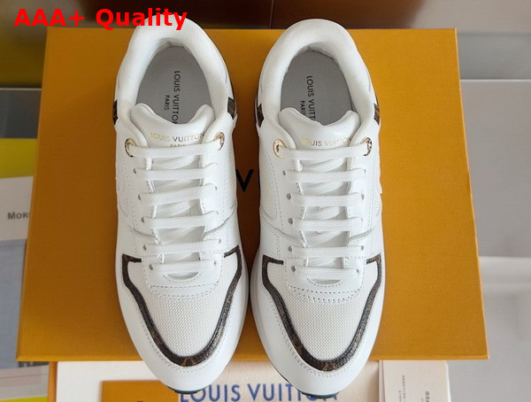 Louis Vuitton Neo Run Away Sneaker in White Mix of Materials 1ACPAH Replica