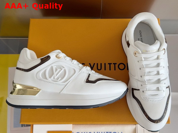 Louis Vuitton Neo Run Away Sneaker in White Mix of Materials 1ACPAH Replica