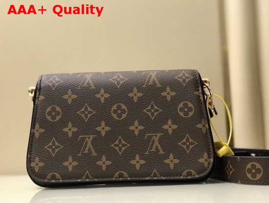 Louis Vuitton Neo Saint Cloud Handbag in Monogram Canvas with Smooth Black Leather M45559 Replica