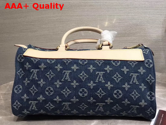 Louis Vuitton Neo Speedy Handbag in Blue Monogram Denim M95019 Replica