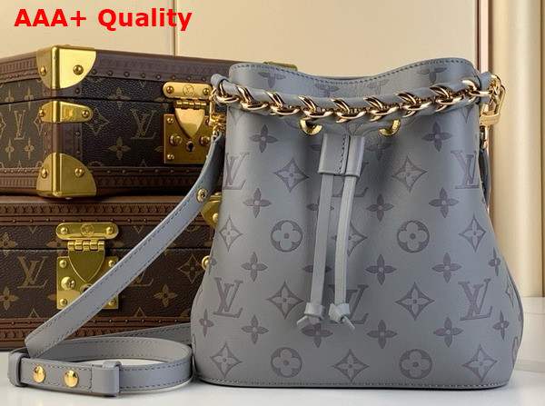 Louis Vuitton Neonoe BB Bag in Trianon Gray Monogram Ink Leather M12749 Replica