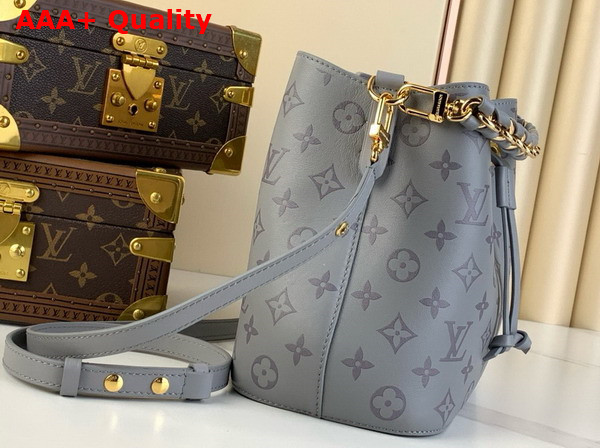 Louis Vuitton Neonoe BB Bag in Trianon Gray Monogram Ink Leather M12749 Replica