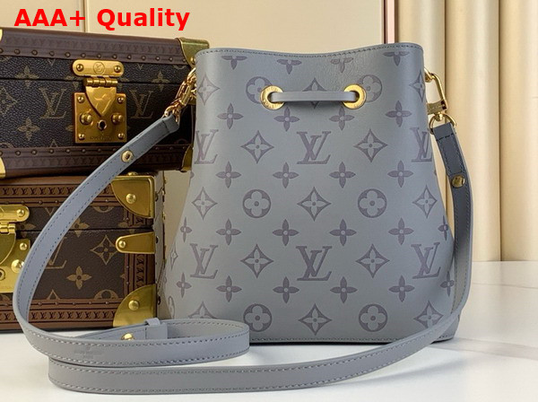 Louis Vuitton Neonoe BB Bag in Trianon Gray Monogram Ink Leather M12749 Replica