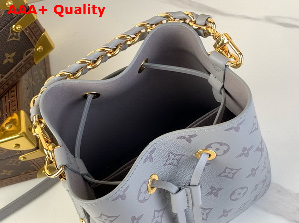 Louis Vuitton Neonoe BB Bag in Trianon Gray Monogram Ink Leather M12749 Replica