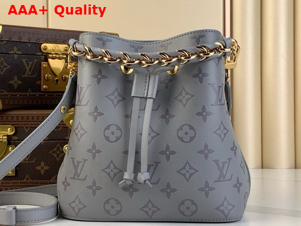 Louis Vuitton Neonoe BB Bag in Trianon Gray Monogram Ink Leather M12749 Replica