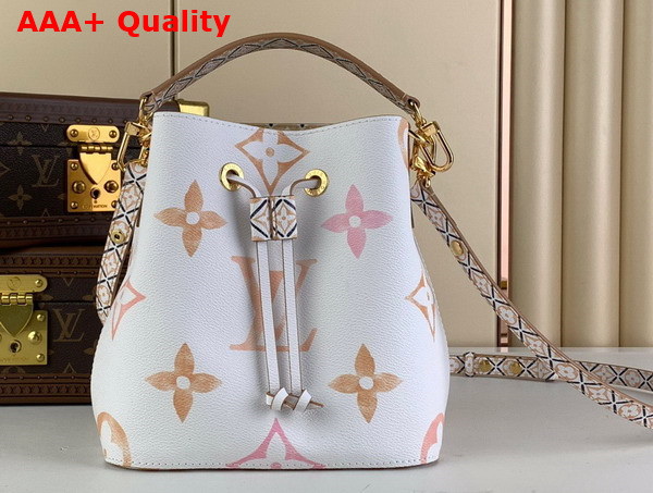 Louis Vuitton Neonoe BB Bucket Bag in Beige Monogram Coated Canvas M22985 Replica