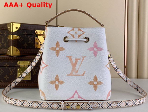 Louis Vuitton Neonoe BB Bucket Bag in Beige Monogram Coated Canvas M22985 Replica