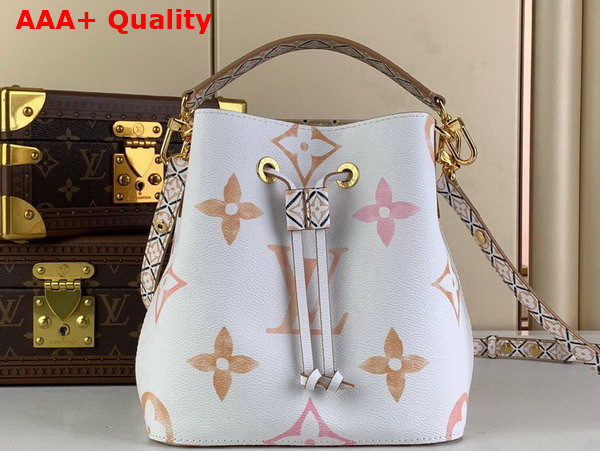 Louis Vuitton Neonoe BB Bucket Bag in Beige Monogram Coated Canvas M22985 Replica