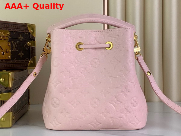 Louis Vuitton Neonoe BB Bucket Bag in Opal Pink Monogram Empreinte Leather M47038 Replica