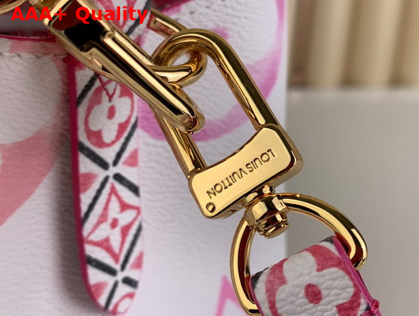 Louis Vuitton Neonoe BB Bucket Bag in Pink Monogram Coated Canvas Replica