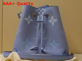 Louis Vuitton Neonoe BB Bucket Bag in Summer Blue Monogram Empreinte Leather Gradient Monogram Giant Motif M45709 Replica