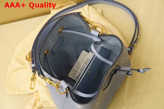 Louis Vuitton Neonoe BB Bucket Bag in Summer Blue Monogram Empreinte Leather Gradient Monogram Giant Motif M45709 Replica