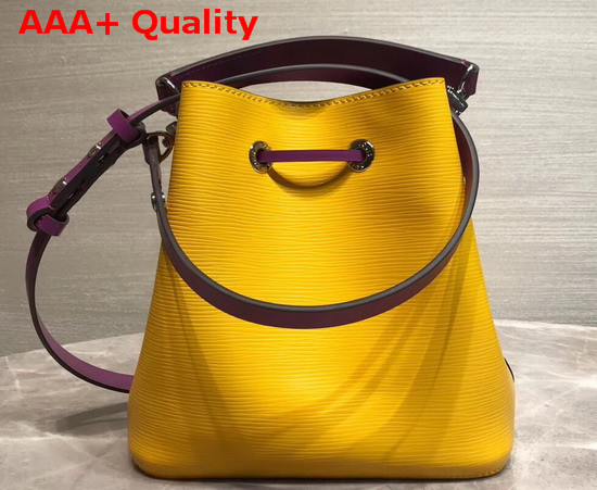 Louis Vuitton Neonoe BB Exclusive Prelaunch Yellow and Purple Epi Leather Replica