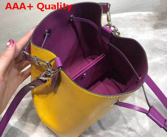 Louis Vuitton Neonoe BB Exclusive Prelaunch Yellow and Purple Epi Leather Replica