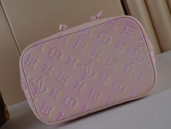 Louis Vuitton Neonoe BB Light Pink Sprayed and Embossed Grained Cowhide Leather M46174 Replica