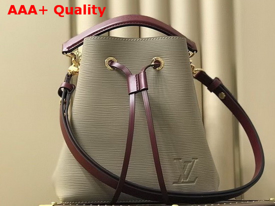 Louis Vuitton Neonoe BB Mini Bucket Bag in Galet Gray Epi Leather M57032 Replica