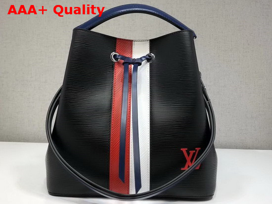 Louis Vuitton Neonoe Black Epi Leather with Two Tone Stripe Replica