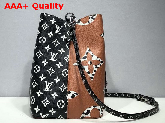 Louis Vuitton Neonoe Bucket Bag Orange Printed Monogram Canvas Replica