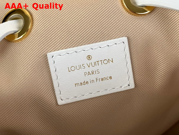 Louis Vuitton Neonoe MM Bucket Bag in Beige Lotus Canvas M22852 Replica