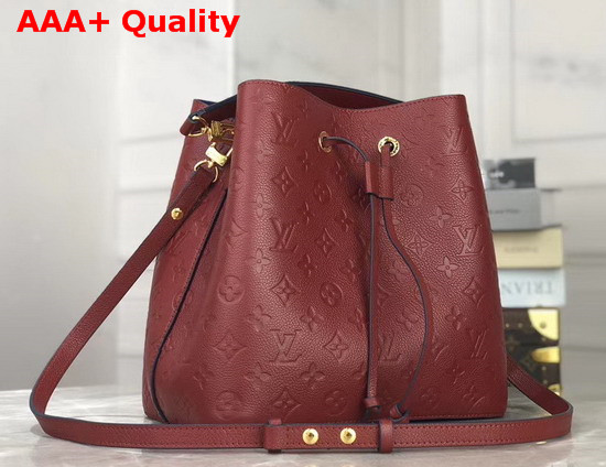 Louis Vuitton Neonoe MM Exclusive Prelaunch Cherry Berry Monogram Empreinte Leather Replica