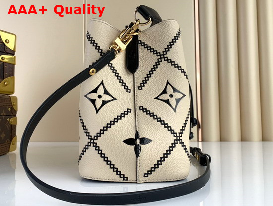 Louis Vuitton Neonoe MM Monogram Empreinte Creme M46023 Replica