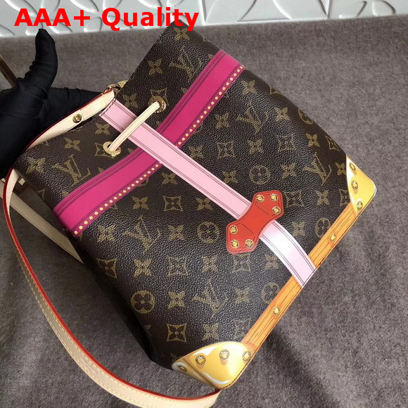 Louis Vuitton Neonoe Monogram Printed Monogram Coated Canvas with Calf Leather Trim M40649 Replica